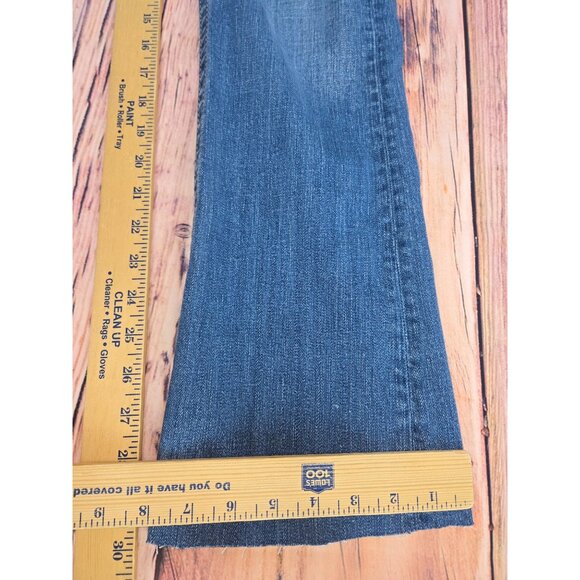 Miss Me Womens Embellished Bootcut Raw Hem Jeans 29x30 - Picture 11 of 11